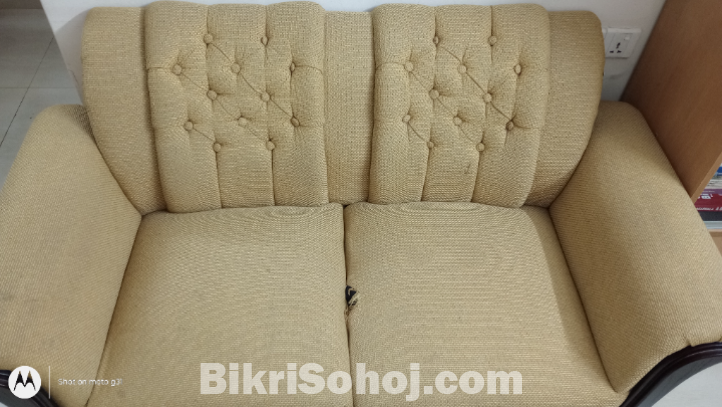 2 double seated sofa